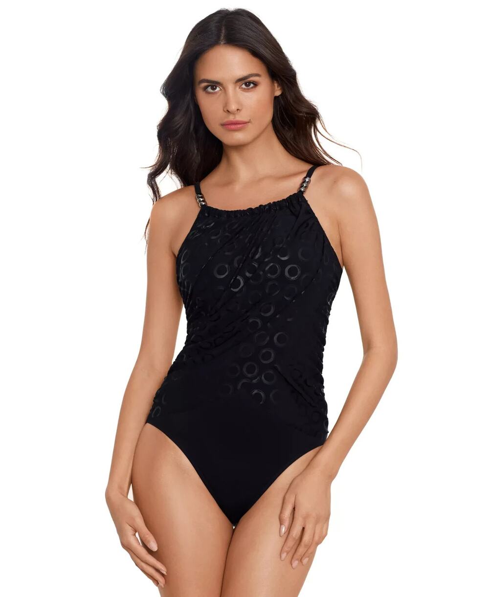 Magicsuit Women's Cosmos Lisa One Piece Swimsuit Black Size 12 3206